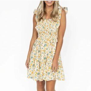 &merci open back floral dress